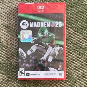 NFL Madden 26 for Nintendo Switch 2 - Red and Green Cover